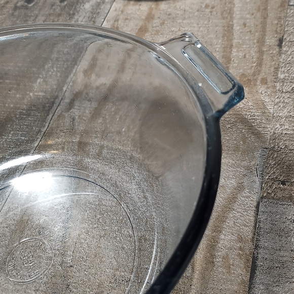 Vintage 1930'S Blue Pyrex Flameware Stovetop Safe Set of 2 - Picture 2 of 5